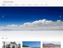 Tablet Screenshot of darwinviaggi.com